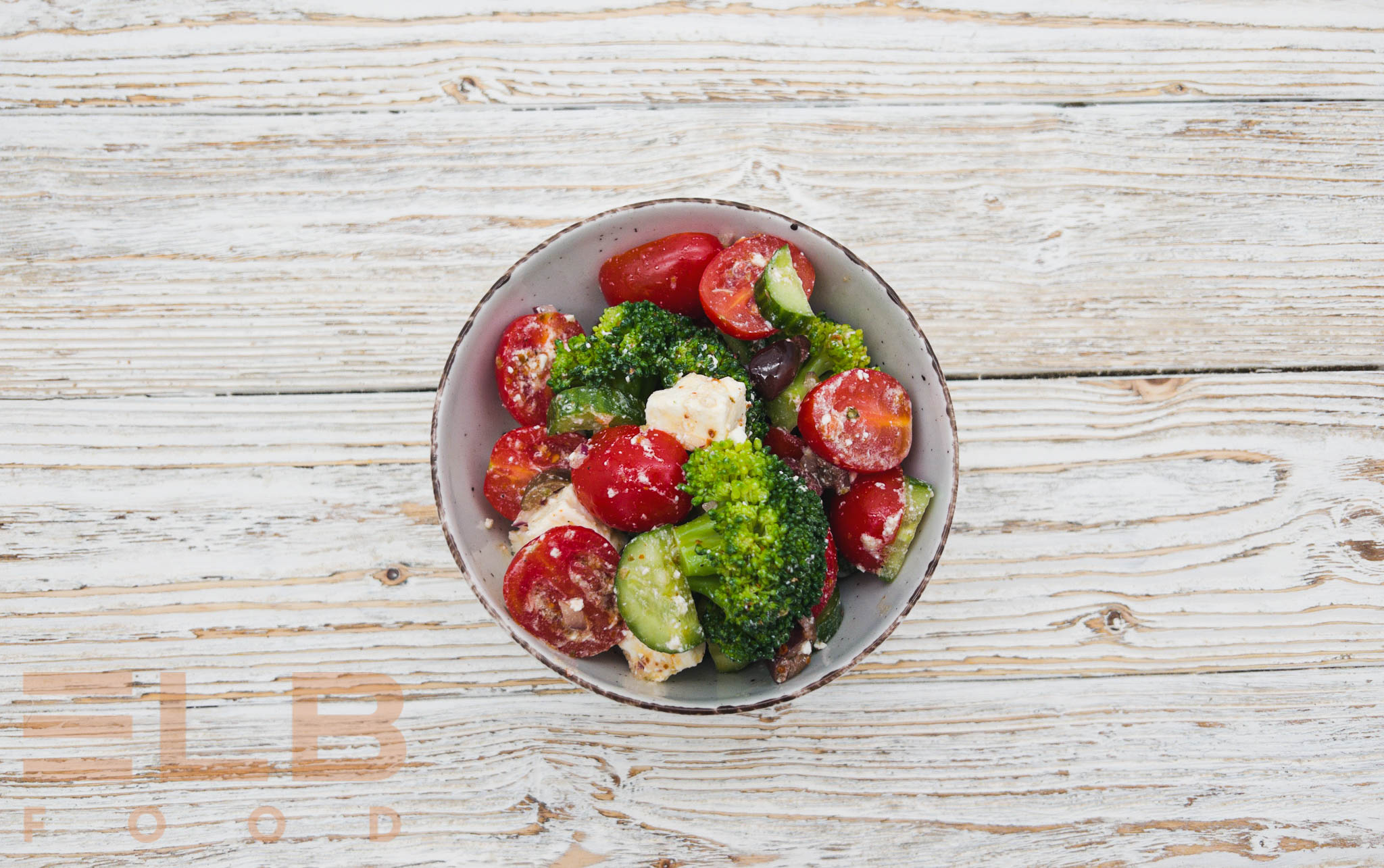 Broccoli und Feta Salat