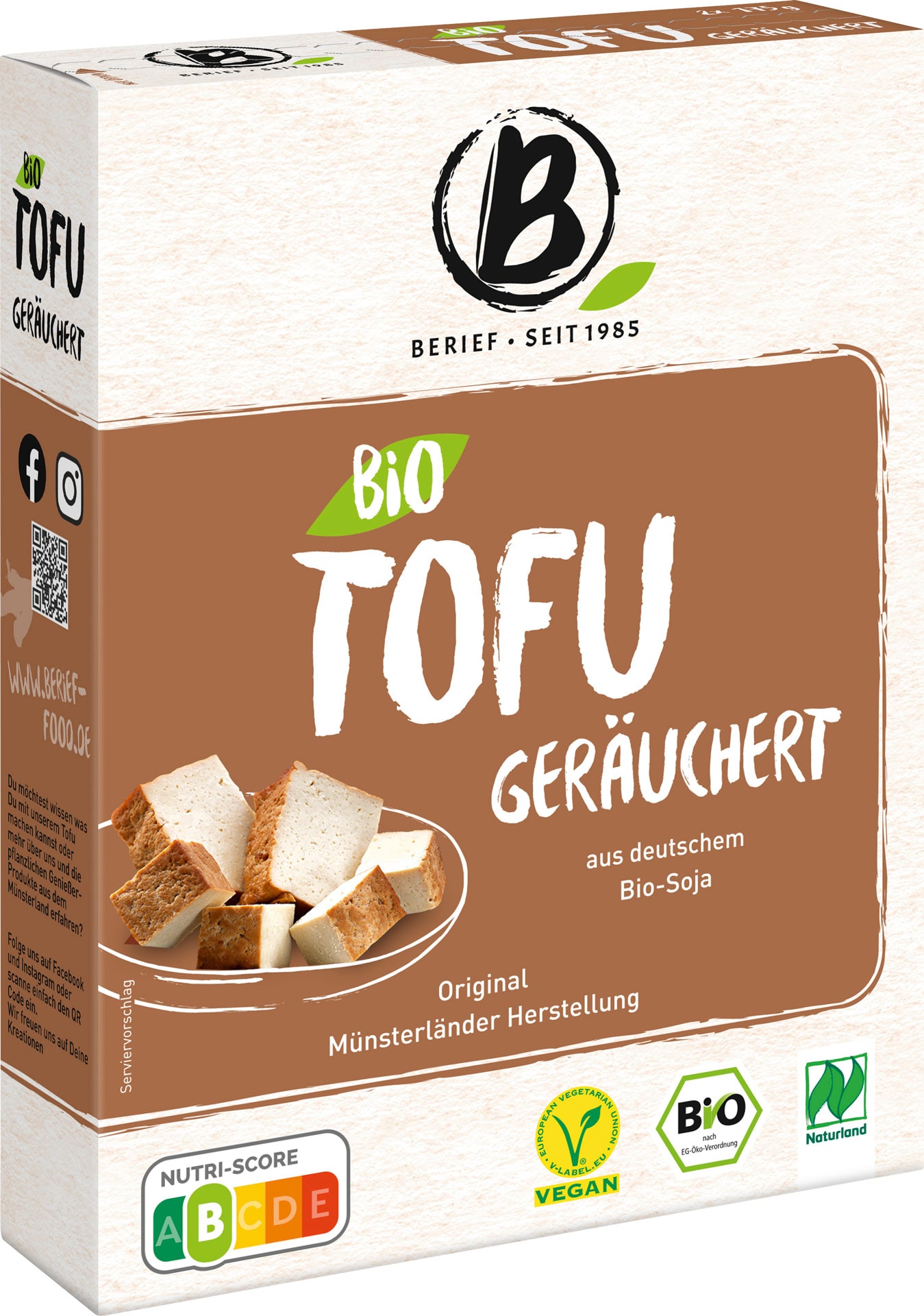 Berief Tofu geräuchert vegan 2 x 175g Bio