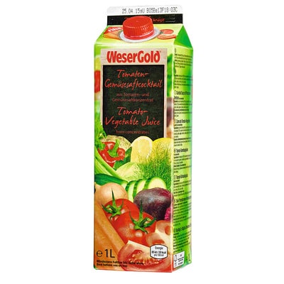Wesergold Gemüsesaft-Cocktail 1L