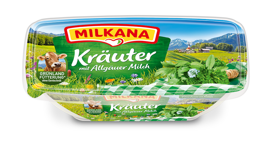 Milkana Schmelzkäse Kräuter 190g