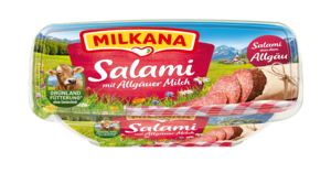Milkana Schmelzkäse Salami 190g