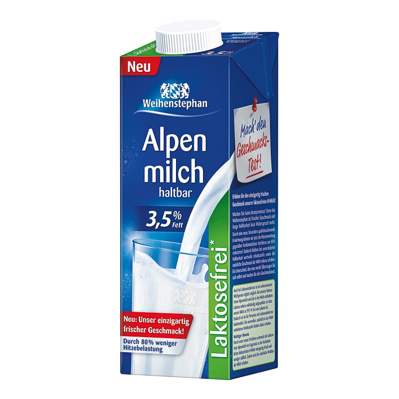 Weihenstephan H-Milch laktosefrei 3,5% 1l