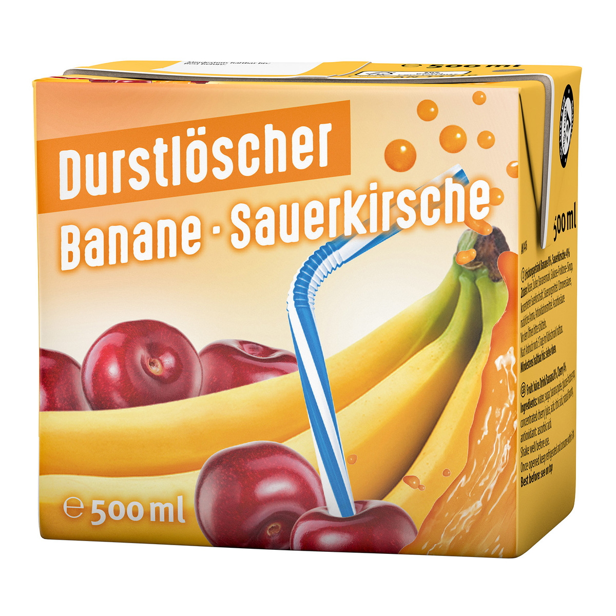 Durstlöscher Banane-Sauerkirsche 12 x 0,5 L