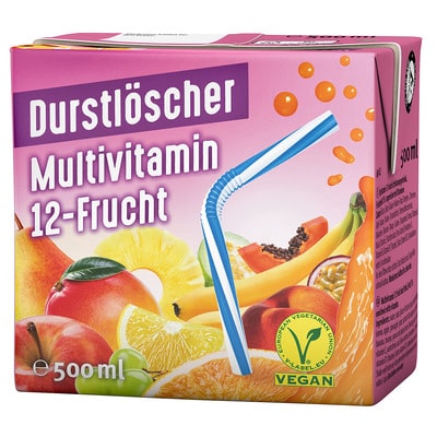 Durstlöscher Multivitamin 12-Frucht  12 x 0,5 L