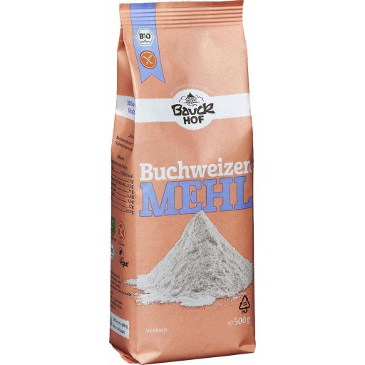 Buchweizenmehl-Vollkorn, glutenfrei Bio