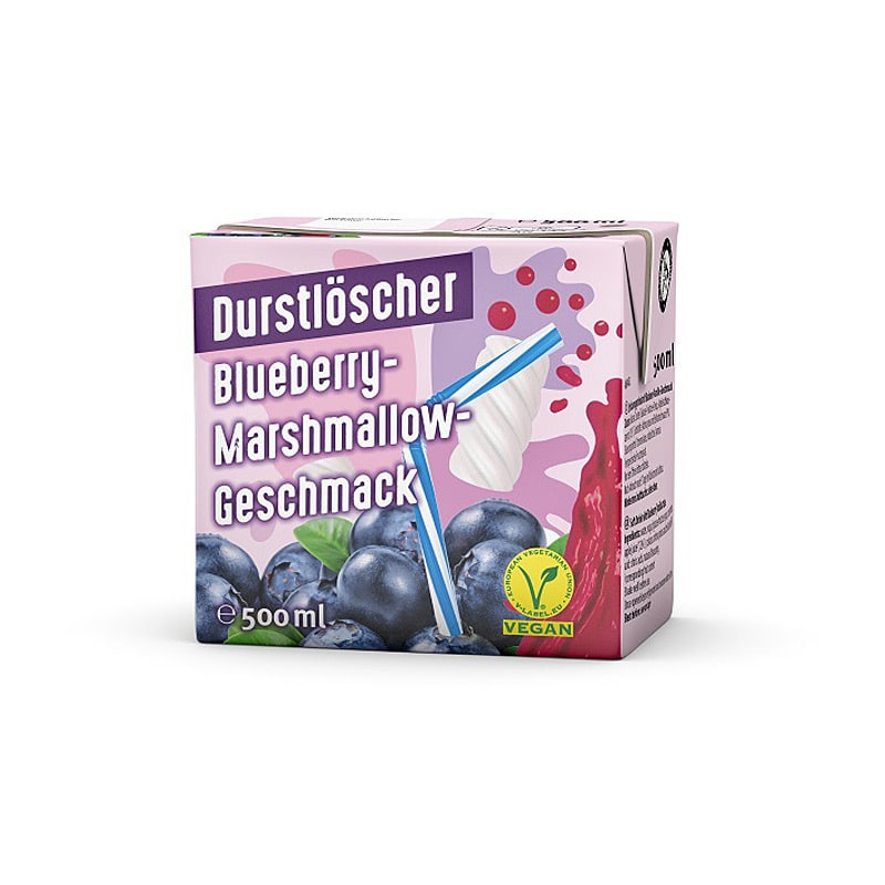 Durstlöscher Blueberry-Marshmallow 12 x 0,5L