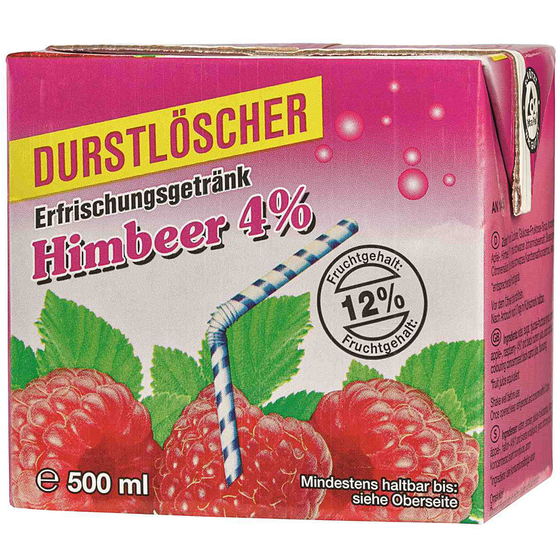 Durstlöscher Himbeer 12 x 0,5 L